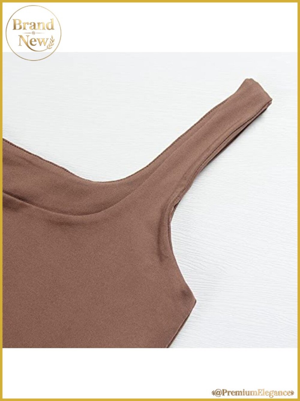 Sleeveless Strappy Square Neck Double Layer Crop Tank Top - Picture 2 of 6